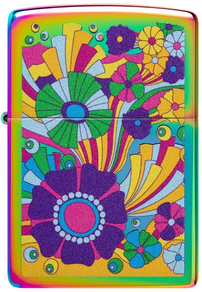 Brichetă Zippo - Vintage Flowers Design