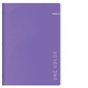 Caiet A5 capsat, 52 file matematica, 70g/mp, coperta carton, mov