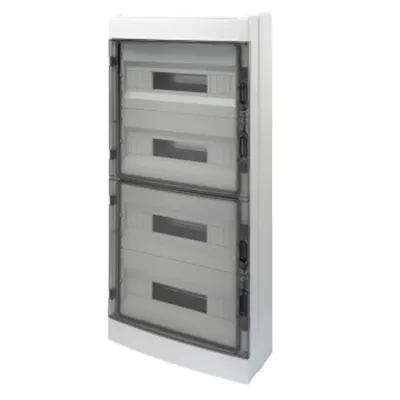 Tablou Electric With Panels With Window and Extractable Frame - With Terminal Block N 2 X [(3x16)+(17x10)] E 2 X [(3x16)+(17x10)] - (18x4) 72m Ip65