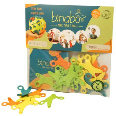 Constructor din plastic bio TicToys Binabo - - 24 de piese