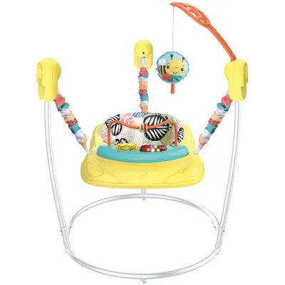 Centru de activitati Chipolino Jumpy Car Yellow cu lumini si melodii