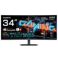 Monitor Consumer GIGABYTE MO34WQC36, 34", 3440 x 1440 pixeli, Black