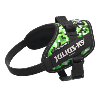 Ham Julius-K9 IDC Power, Pixelfield, reflectorizant, circumferința piept 40-53 cm, pentru câini cu greutate de 4-7 kg