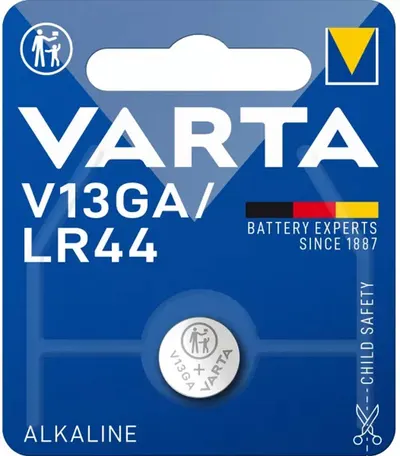 Baterie alcalină VARTA - V13 GA, LR44, 1 buc.