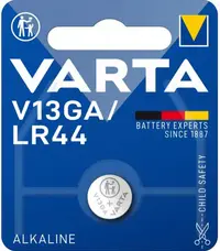 Baterie alcalină VARTA - V13 GA, LR44, 1 buc.