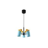 Lampa tavan - Ceiling luminaire MOUSE II, 2035, max.250V, 50/60Hz, 3*E27, max.25 W, IP20, avg. 30 cm, blue
