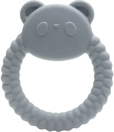 Dispozitiv de dentiție din silicon Lorelli Premium - Panda, Grey