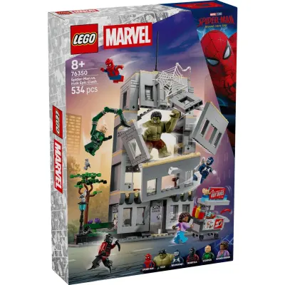 LEGO® Marvel Super Heroes - Confruntarea memorabila dintre Omul-Paianjen si Hulk (76350)