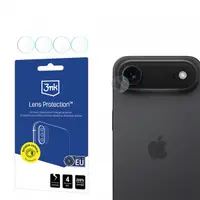Folie de protectie Camera Spate 3MK Protection pentru Apple iPhone 17 Air, Sticla Flexibila, Set 4 bucati, Transparenta