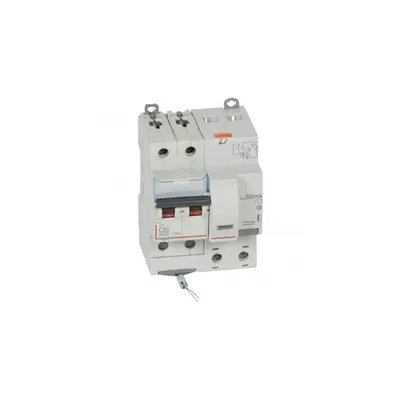 Siguranta automata cu protectie diferentiala 6000 -10 kA -2P-230 V~ -50 A -300 mA -AC type