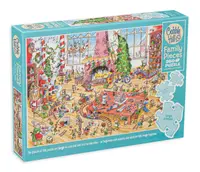 Puzzle Cobble Hill din 350 XXL de piese - Spiridușii la lucru