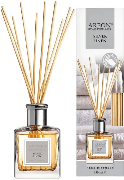 Bețișoare parfumate Areon Classic - Silver Linen, 150 ml