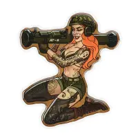 Sticker Army M-TAC Tactical Girl AT4 - Default Title