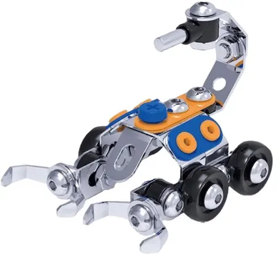 Constructor metalic Raya Toys - Magical Model, Scorpion, 71 de piese