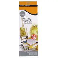 Set acrilic si sevalet Simply Daler Rowney