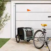 Gossi remorca bicicleta animale companie gri/negru textil oxford/fier