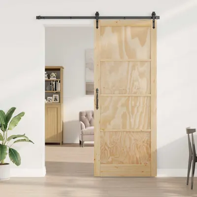 vidaXL Ușă de interior 83 x 232 cm placaj natural