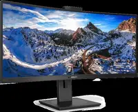 Monitor Consumer Philips P Line 346P1CRH/00, 34", 3440 x 1440 pixeli, Black, 3 ani Garantie