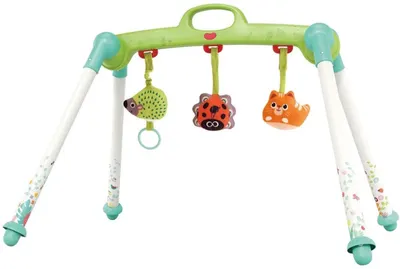 Hola Toys Saltea de activități pentru bebeluși cu picioare pliabile - Animale
