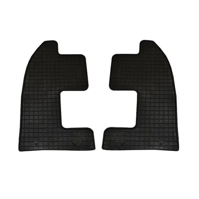 Set covorase auto din cauciuc Seat Alhambra 2 Vw Sharan 2 2010- Randul Al Treilea de scaune, presuri FROGUM, negre, 2 buc.