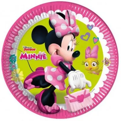 Farfurii petrecere minnie mouse 23 cm
