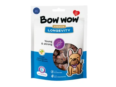 Bow Wow Recompense pentru Caini Longevity Beef Monoprotein 60 Gr