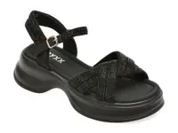 Sandale GRYXX negre, 8826, din material textil
