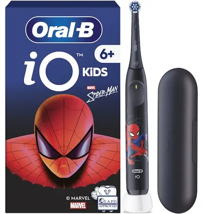Periuță de dinți electrică Oral-B – iO Kids, 1 cap, Spiderman