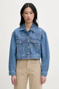 HUGO Blue geacă de blugi pentru femei, din denim