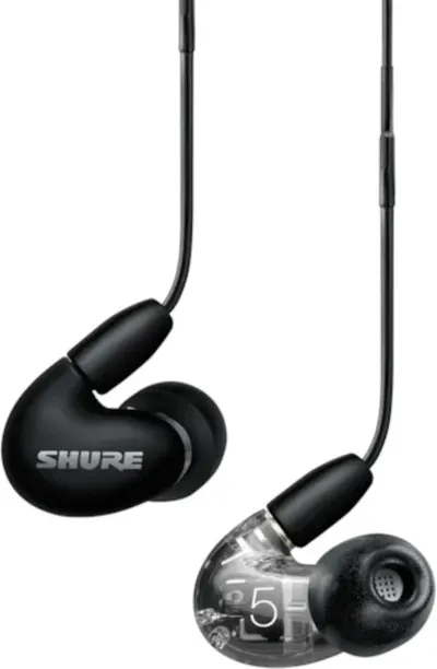 Căști cu microfon Shure - Aonic 5, negre