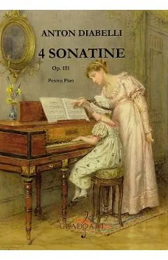 4 sonatine opus 151 pentru pian