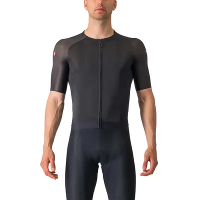 Tricou ciclism cu maneca scurta pentru barbati Aero Race 7.0 - negru