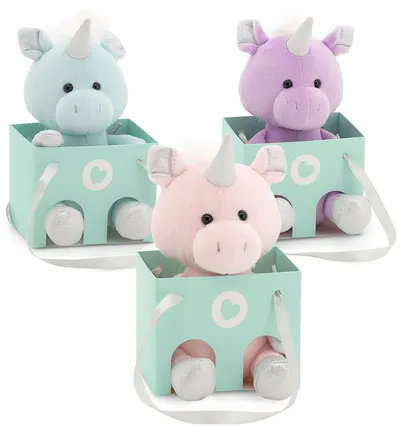 Jucarie de pluș Orange Toys - Surpriza unicorn, 15 cm, sortiment