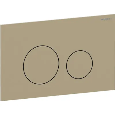 Clapeta actionare dubla rezervor wc ,alama periat, Geberit Sigma40