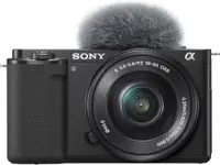 Aparat foto compact pentru vlogging Sony - ZV-E10, E PZ 16-50mm f/3.5-5.6
