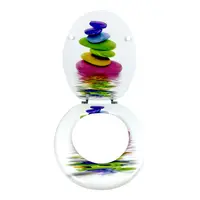 Capac WC Decor Colorful Stones 3 fete MDF (C06)