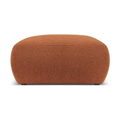 Taburet maro cu tapițerie din stofă bouclé Molino – Micadoni Home