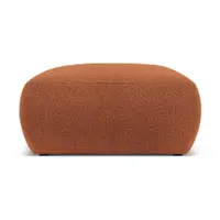 Taburet maro cu tapițerie din stofă bouclé Molino – Micadoni Home