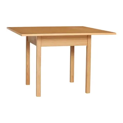 Masă de dining cu aspect de lemn de stejar 110x110 cm Geo – Hübsch