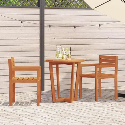 Gossi scaune de gradina, 2 buc., 50x53x80 cm, lemn masiv de salcam