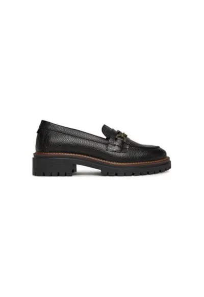 Mocasini dama LFO0755BK52 - Piele naturala - Negru - Negru