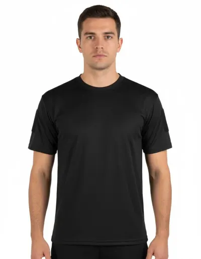 Tricou tactic army negru Quick Dry - S