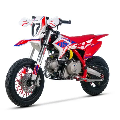 Motocicleta Enduro Cross Asix XB18, 70cc, 4T, roti 12 10 , pornire electromotor, culoare rosu albastru