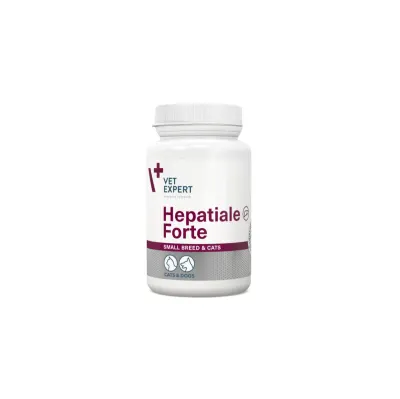 VET EXPERT Hepatiale Forte Small Breed & Cats, supliment sistem hepatic câini, capsule VET EXPERT Hepatiale Forte Small Breed & Cats, XS-S, supliment sistem hepatic câini și pisici, flacon, 40 capsule