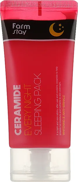 FarmStay Ceramide Mască facială de noapte Every Night Sleeping Pack, 120 ml