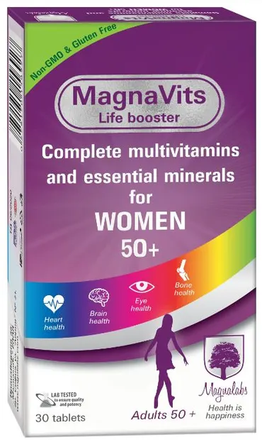 MagnaVits pentru femei 50+, 30 tablete, Magnalabs