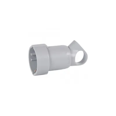 Priza 2P+E- 16 A cu ring - German standard - plastic - gri - bulk