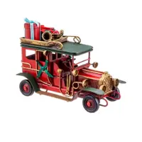 Figurină de Crăciun din metal (înălțime 8 cm) Vintage Car – Casa Selección