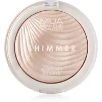MUA Makeup Academy Shimmer Pudra compacta ce ofera luminozitate culoare Oyster Silk 8 g