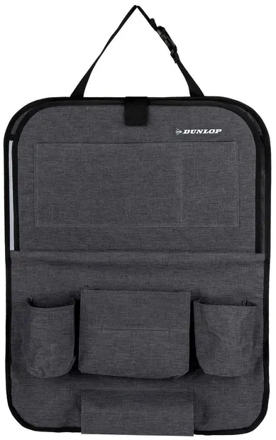 Organizator pentru bancheta din spate a mașinii Dunlop - Cu mâner, gri